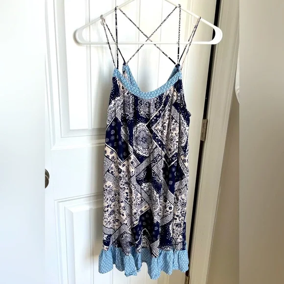 Umgee Mini Floral Flowy Dress - Picture 3 of 6